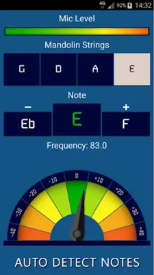 Mandolin Tuner Fast & Precise android App screenshot 2