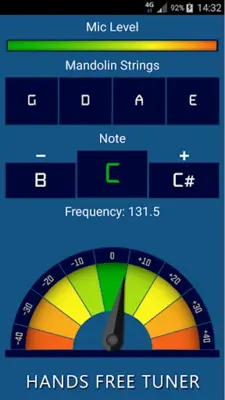 Mandolin Tuner Fast & Precise android App screenshot 3